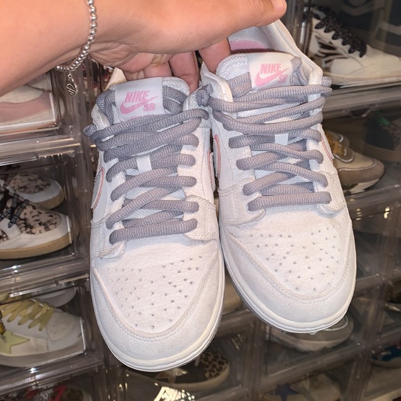 Nike SB Dunk Low Ishod Wair Flat Silver “perfect pink” size